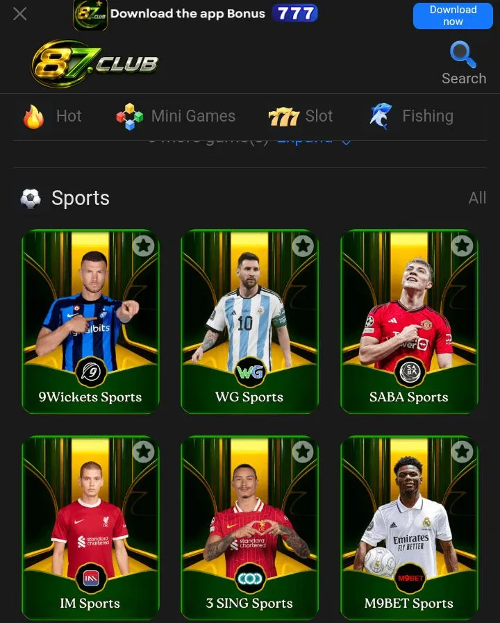 Engage with top-tier international sporting events through the comprehensive sports prediction lobbies available on the platform.